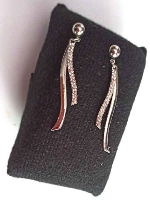 Trendilook Party Wear Layered Stone Earring