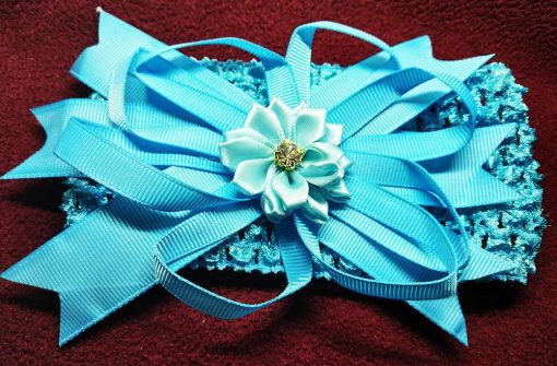 Trendilook Elastic Flower with Stone Hairband - Image 7