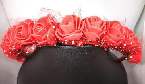 Trendilook Rose Flower Decorated Tiara + Hairband for Kids (Copy) - Image 5
