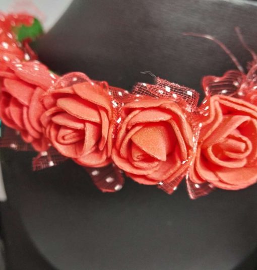Trendilook Rose Flower Decorated Tiara + Hairband for Kids (Copy) - Image 4