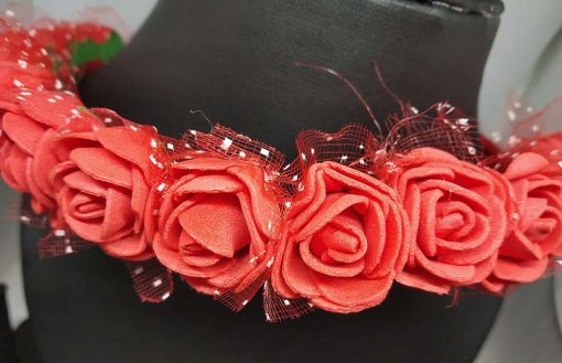 Trendilook Rose Flower Decorated Tiara + Hairband for Kids (Copy) - Image 3