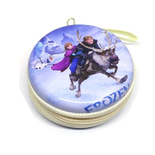 Frozen Theme2 Coin Tin Purse with zipper for kids