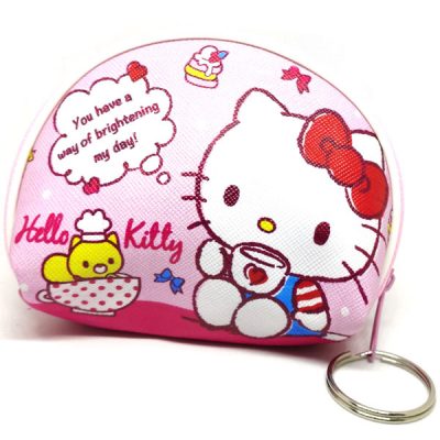 Trendilook Hello Kitty Coin Purse Mini PU Key Chain Small Purse / Pouch - Theme6