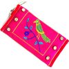 Trendilook Handmade Valvet Resham Pink Hand Wallet for Ladies and Girls