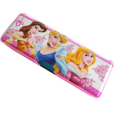 Trendilook Princess Magnetic Dual Side Pencil Box New Design with Light Lamp
