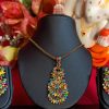Trendilook German Golden Meenakari Jewelry Set for Women and Girls