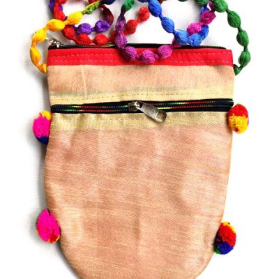 Trendilook Handmade Cream Elephant Sling Bag for Ladies and Girls