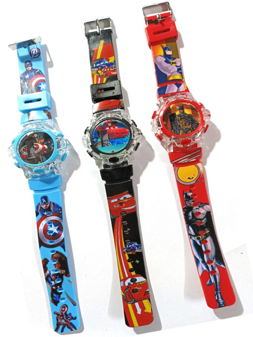 Trendilook Round Musical Digital Watch with Light for Kids Boys