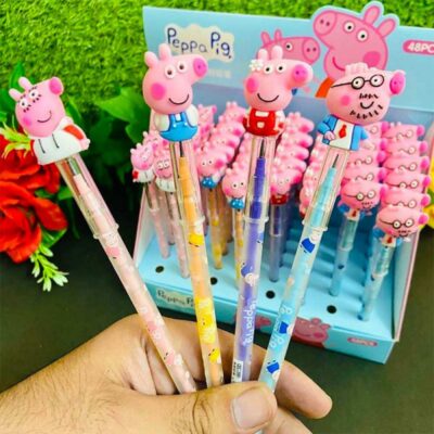 Trendilook Beautiful Pepa Pig Pencils with Earaser for Kids